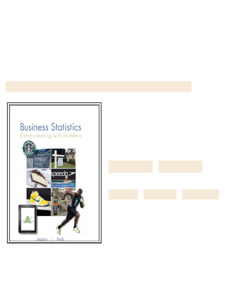 (Solution Manual) Business Statistics Communicating with Numbers 1e by ...