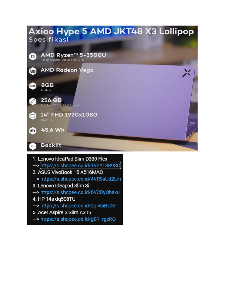 Rekomen Latop | PDF
