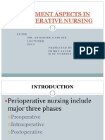 Treatment Aspects in Perioperative Nursing