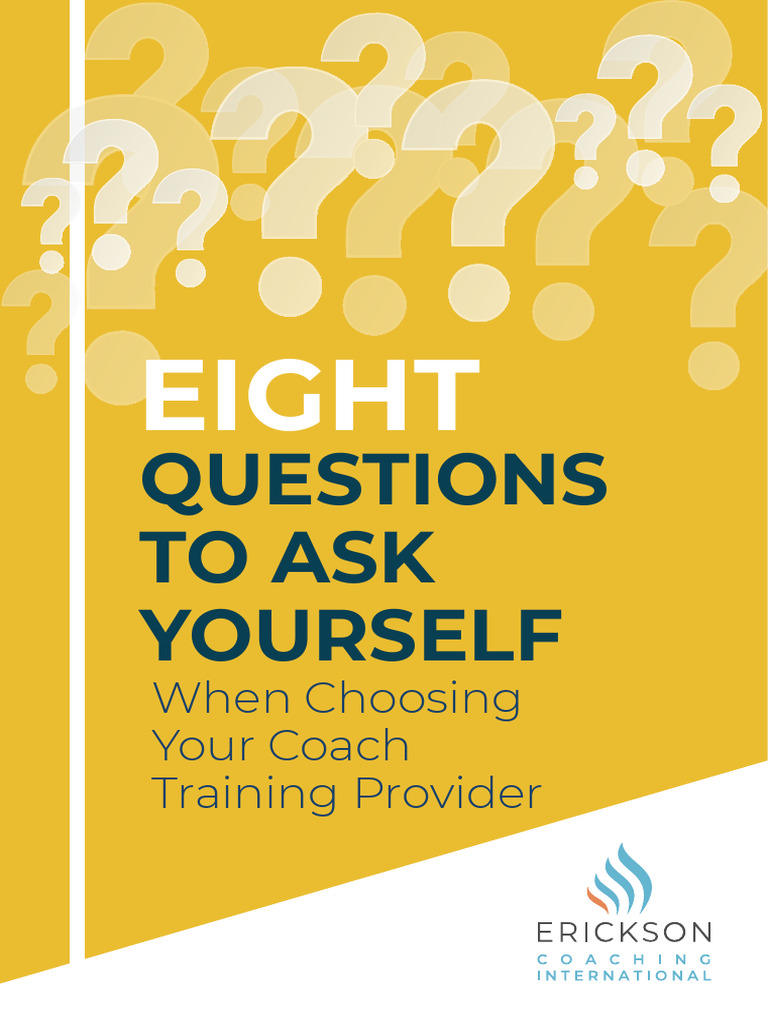 8 Essential Questions for Coach Training | PDF