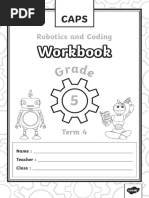 Grade 4 Robotics & Coding Workbook | PDF | Robot | Robotics