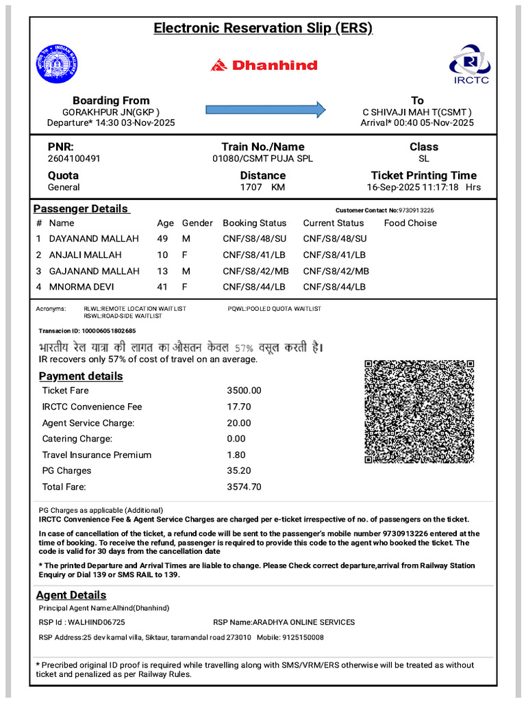 2604100491 | PDF | Identity Document