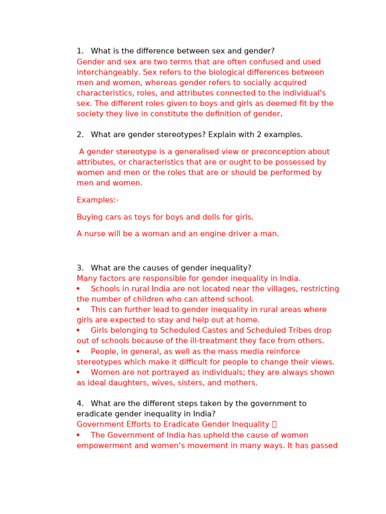 Gender and woman empowerment (1) | PDF | Gender | Gender Studies