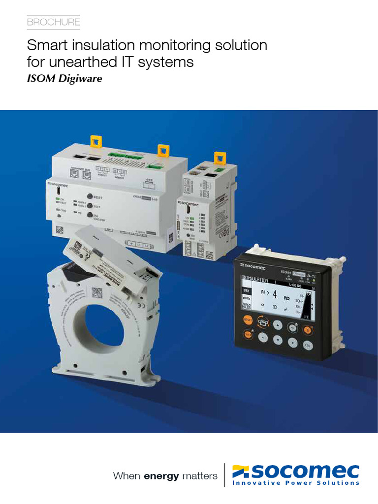 Isom Digiware Smart Insulation Monitoring Solution For Unearthed It ...
