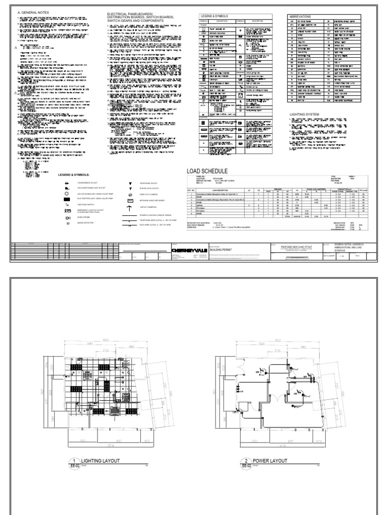 Electrical Layout for New Clinic Fitout | PDF | Electricity ...