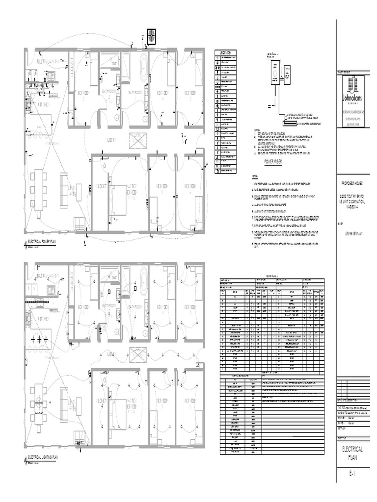 Electrical and Plumbing Plans Overview | PDF | Electromagnetism ...