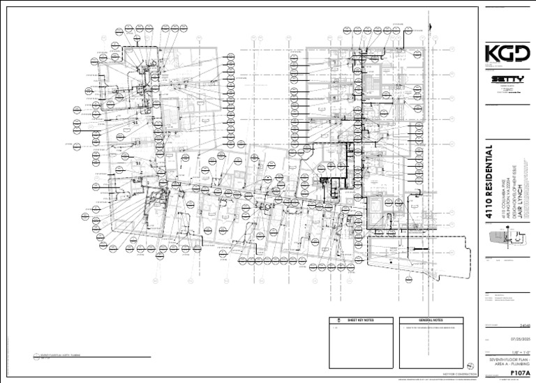 Seventh Floor Plumbing Plan | PDF