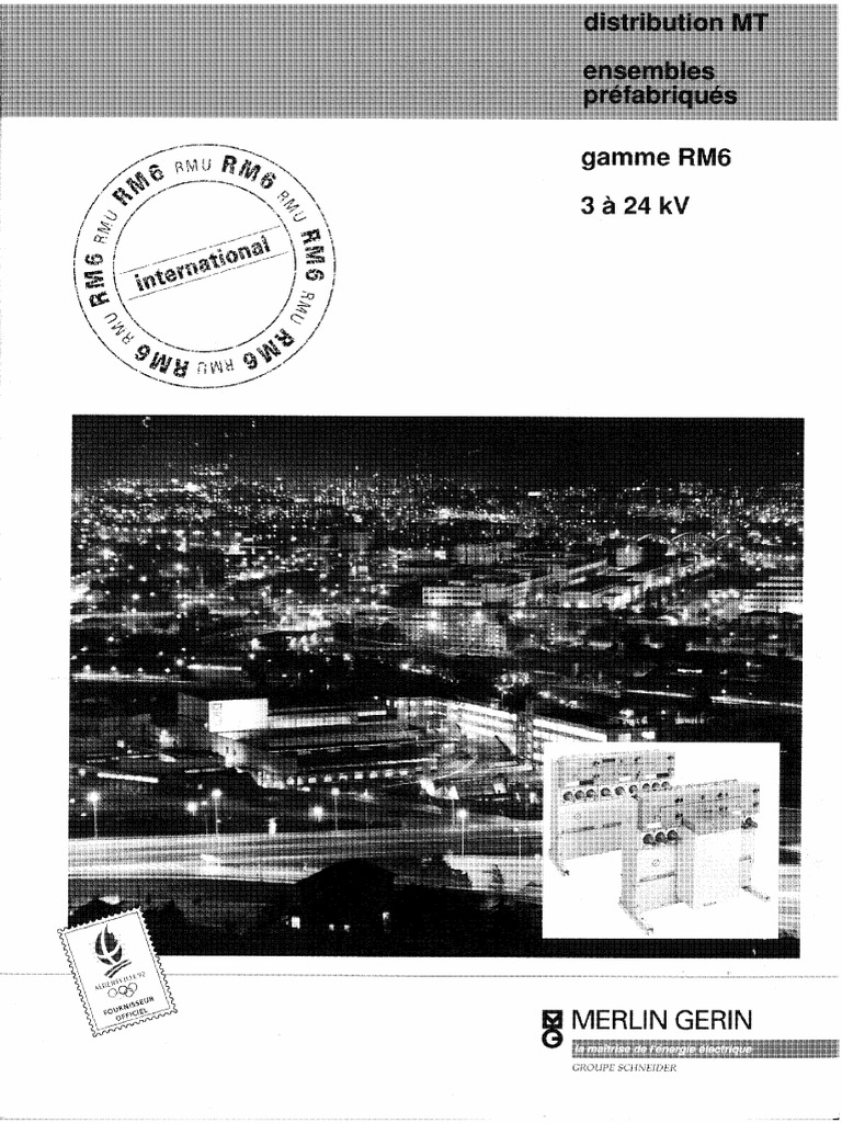 Merlin Gerin - Catalogo RM6 1983-1998 | PDF