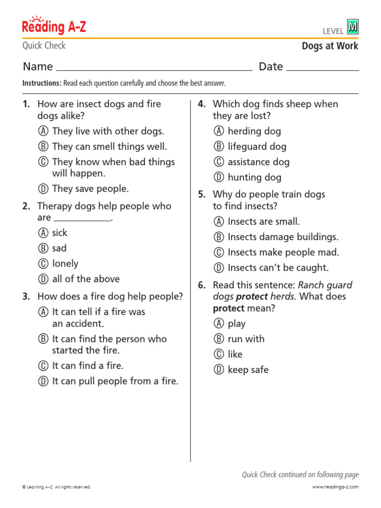 Dogs at Work: Quick Check Assessment | PDF | Chess Theory | Chess