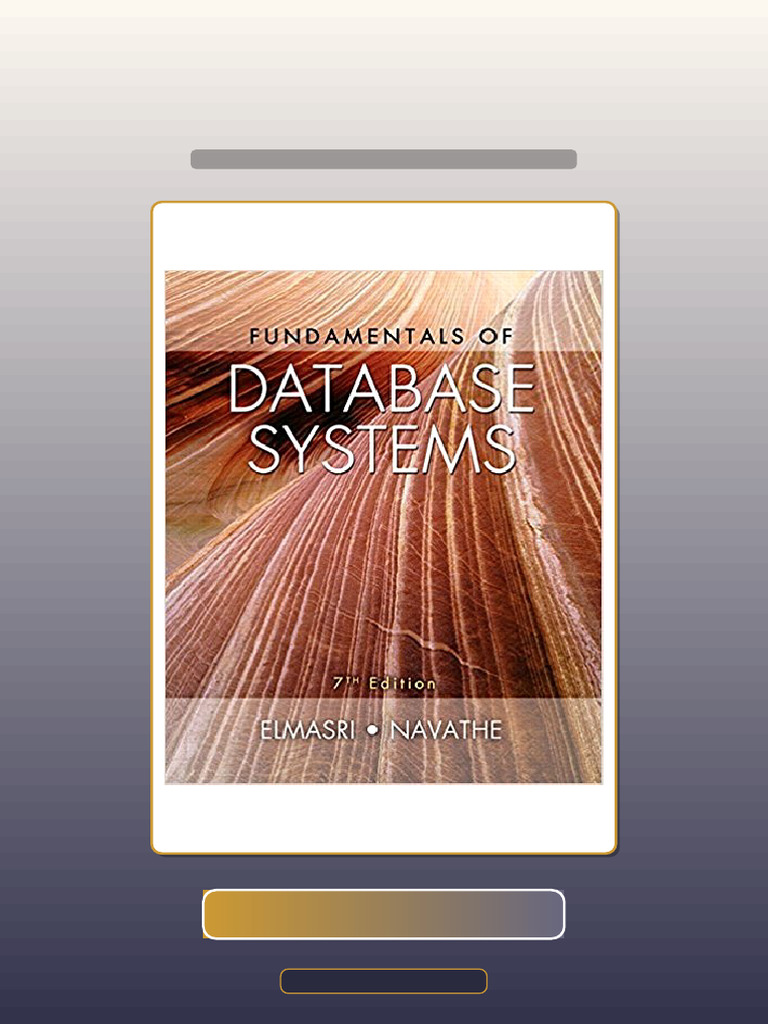 Test Bank for Fundamentals of Database Systems 7th Edition by Ramez ...