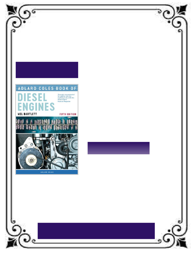 Adlard Coles Book of Diesel Engines 5th Edition Mel Bartlett eBook ...
