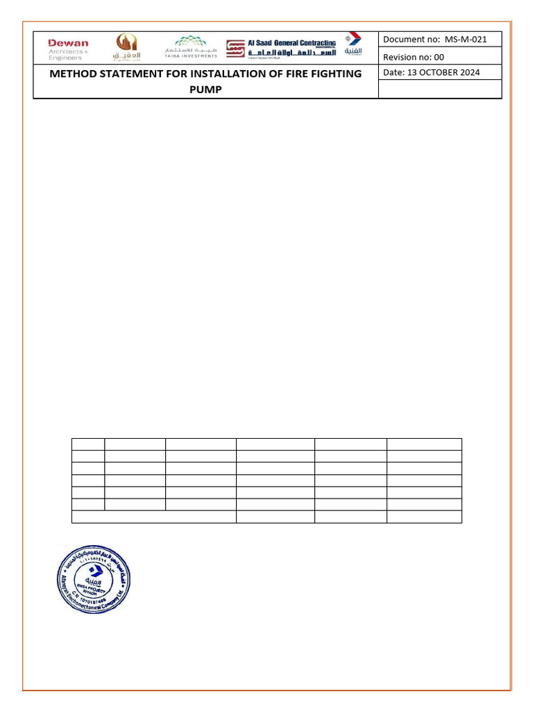 MS M 023 Fire Fighting Pump | PDF | Personal Protective Equipment ...