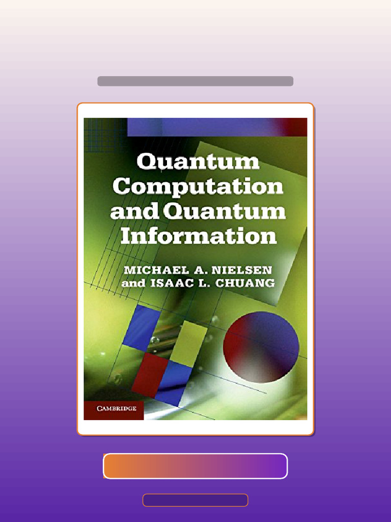Test Bank for Quantum Computation and Quantum Information 10th ...