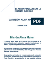 Mision Alma Mater. Dra. Ma E.castellanos