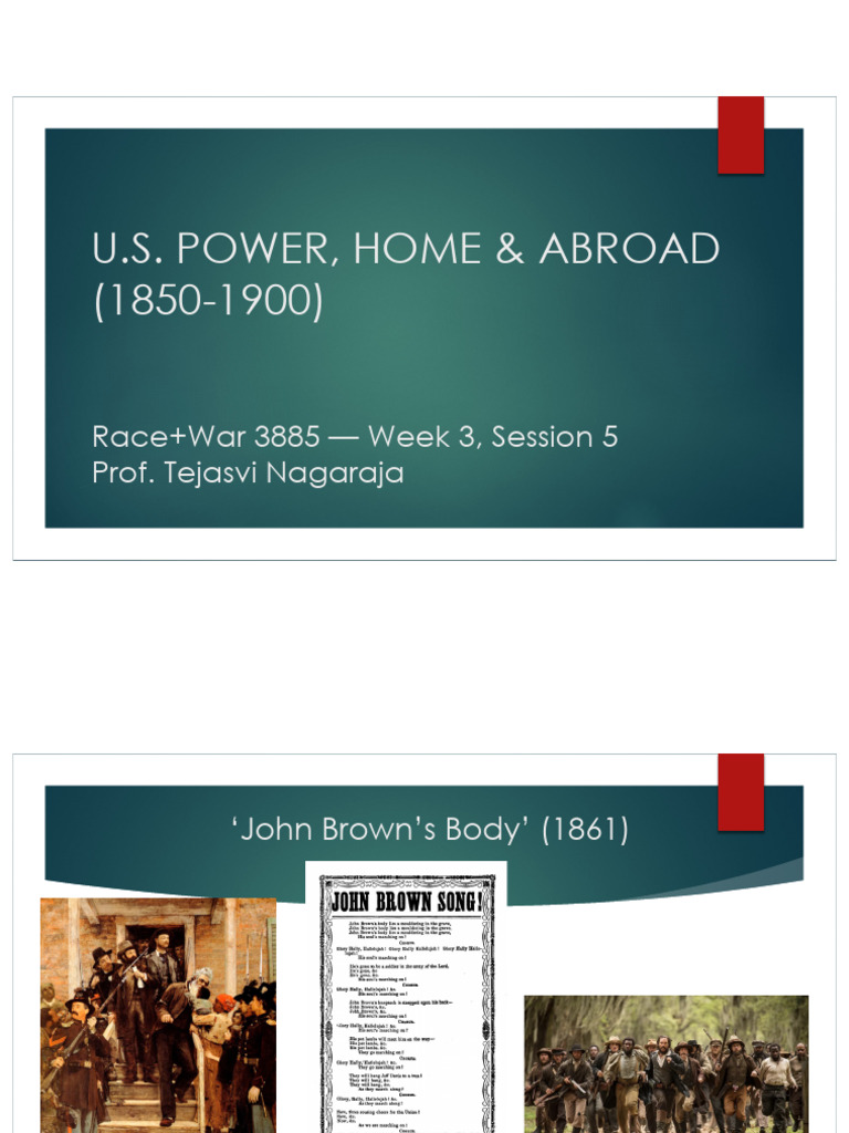 _week 3 — 3885 slides (1) | PDF | The United States | Frederick Douglass