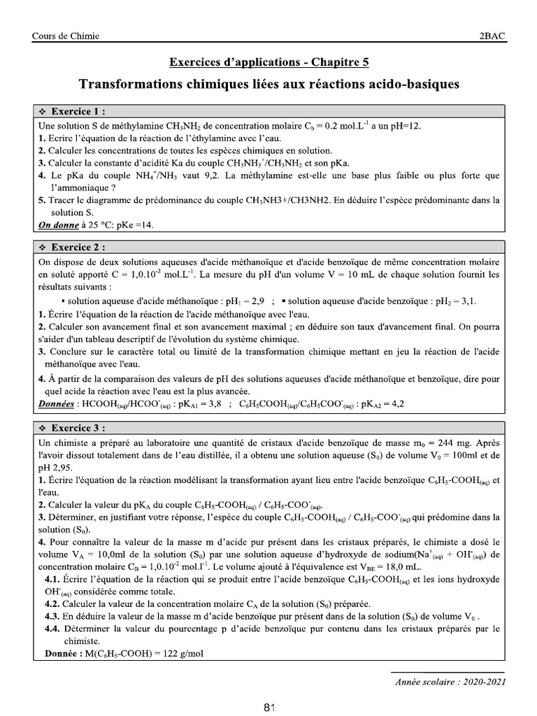 Acido Basique Finale | PDF