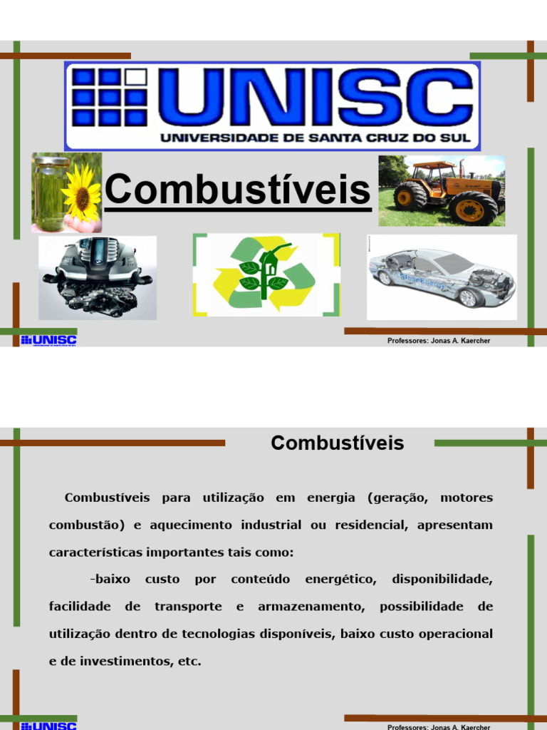 Características e Tipos de Combustíveis | PDF | Gás natural | Combustão