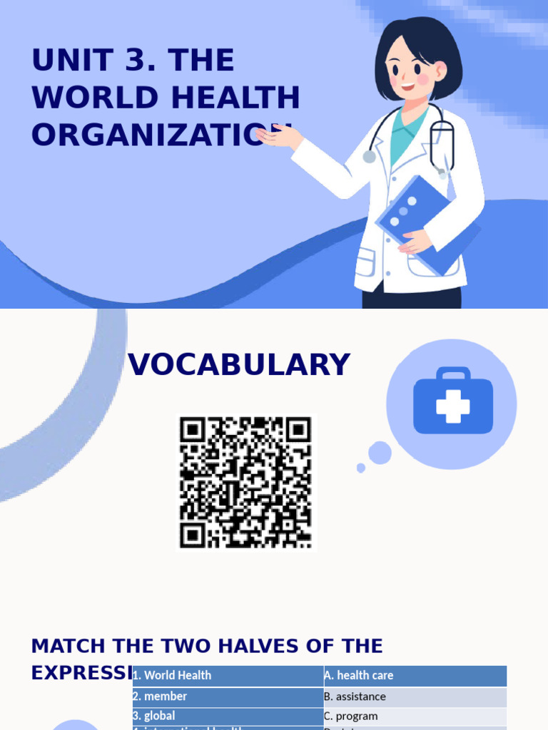 World Health Organization Overview and Functions | PDF | World Health ...