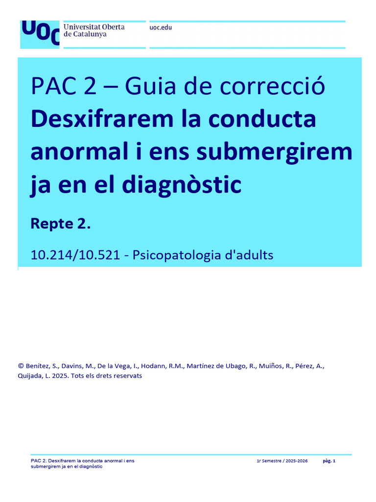 Guia de Correcció PAC2 2025-26 | PDF