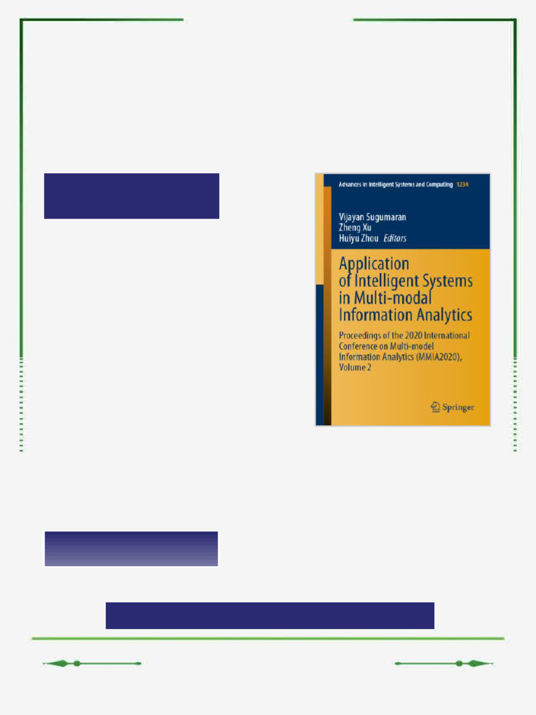Application of Intelligent Systems in Multi-modal Information Analytics ...