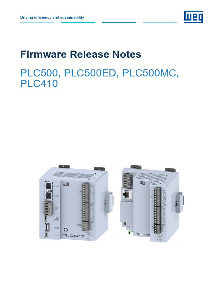 PLC Firmware Update Release Notes | PDF | Computer Security | Security