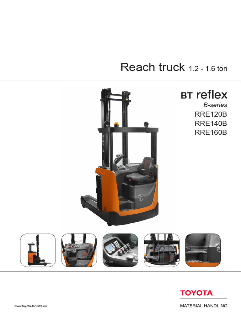 Toyota Reach Truck Specifications 1.2-1.6T | PDF | Axle | Alternating