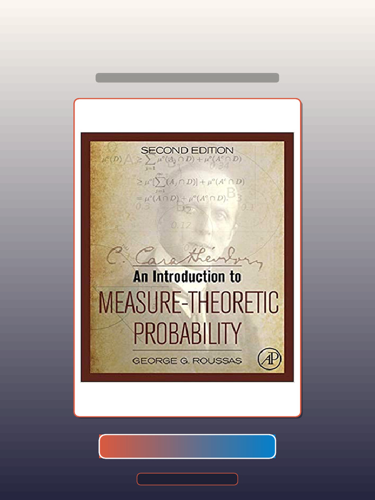 Test Bank for an Introduction to Measure Theoretic Probability 2nd ...