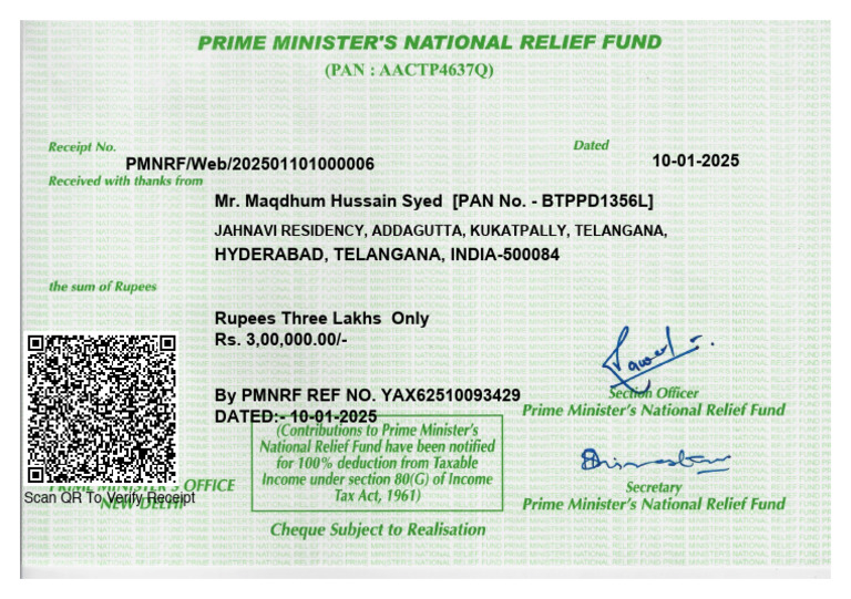 PM New Recipt | PDF