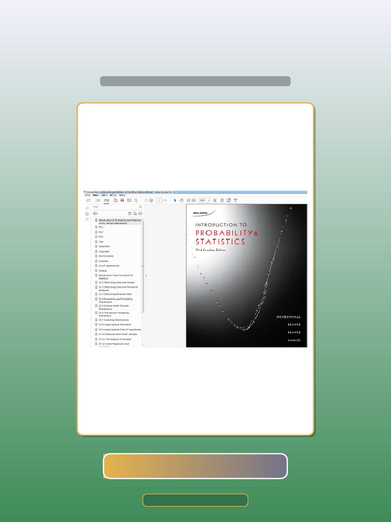 Test Bank for Introduction to Probability and Statistics 3rd by William ...