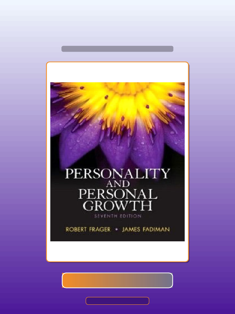Test Bank for Personality and Personal Growth 7th Edition Frager | PDF ...