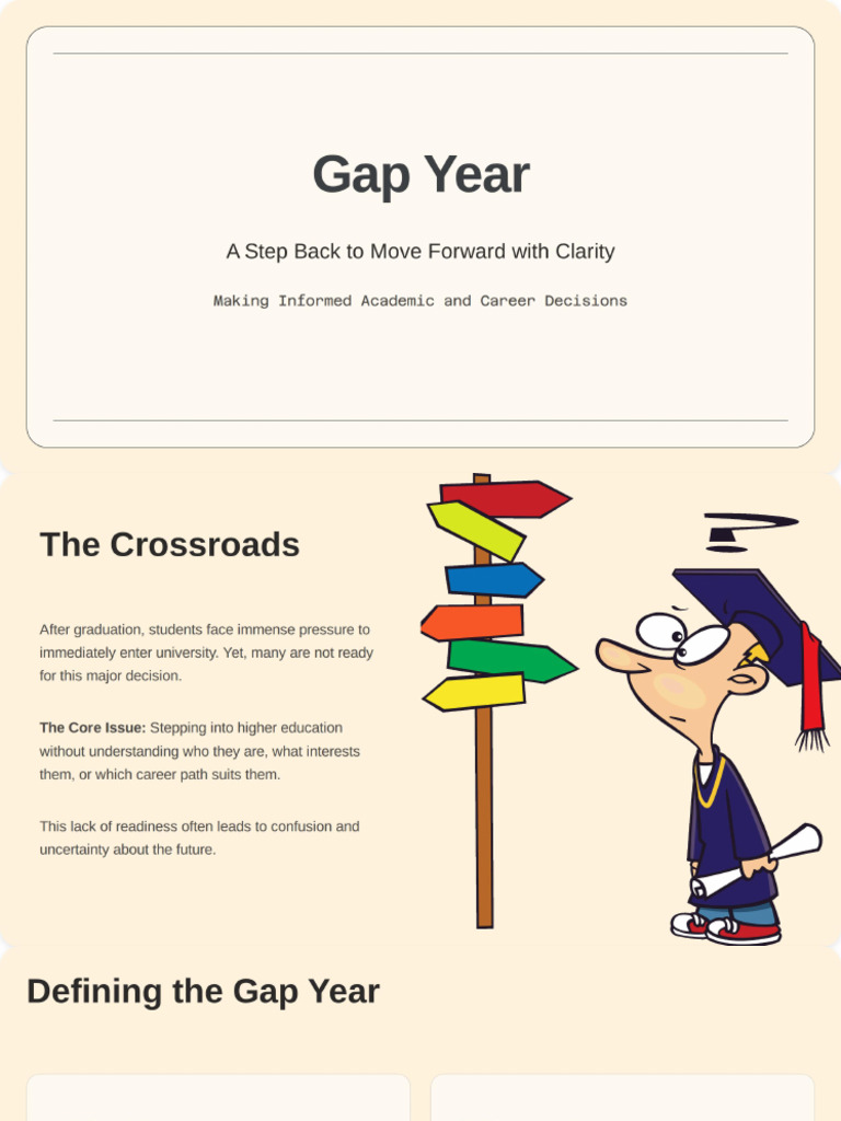 Gap Year Presentation | PDF