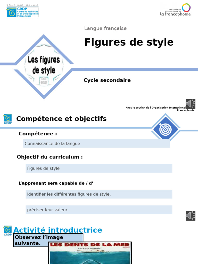 Figures de style en langue française | PDF | Métaphore | Analogie