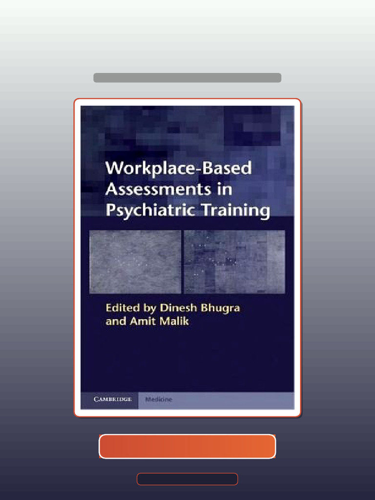 Test Bank for WorkplaceBased Assessments in Psychiatric Training | PDF ...