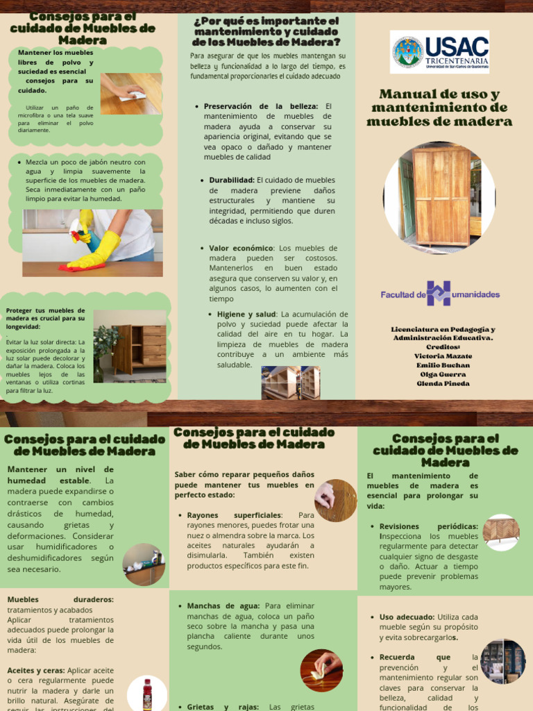 Manual de Uso y Maemi, Iento Del Mueble | PDF | Mueble | Madera