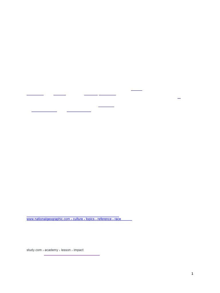Culture, Race, and Ethnicity in Psychology | PDF | Race And Ethnicity ...
