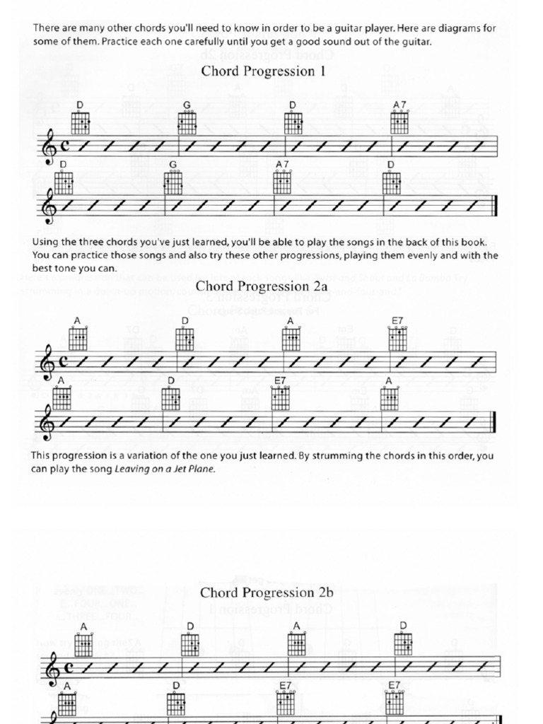 Guitar Chord Progression | PDF
