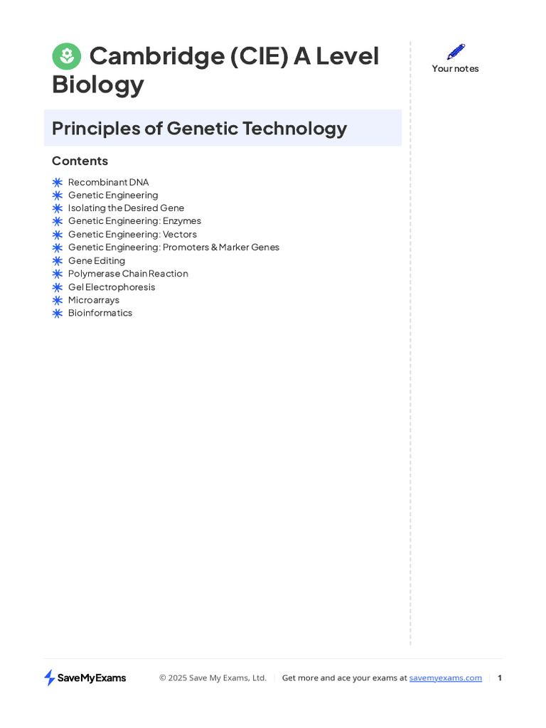 Genetic Engineering and Recombinant DNA | PDF | Complementary Dna ...