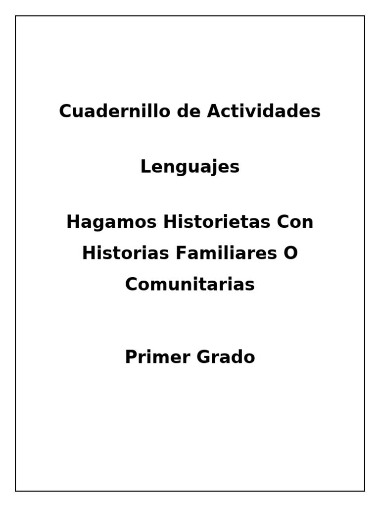 Actividades de Lenguaje para Primer Grado | PDF | Aprendizaje | Pedagogía