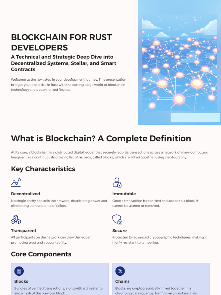 Blockchain Insights for Rust Developers | PDF | Cryptography | Public ...
