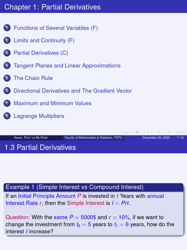 Understanding Partial Derivatives | PDF | Derivative | Mathematical ...