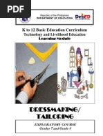 Download k to 12 Dressmaking and Tailoring Learning Modules by Hari Ng Sablay SN98056515 doc pdf