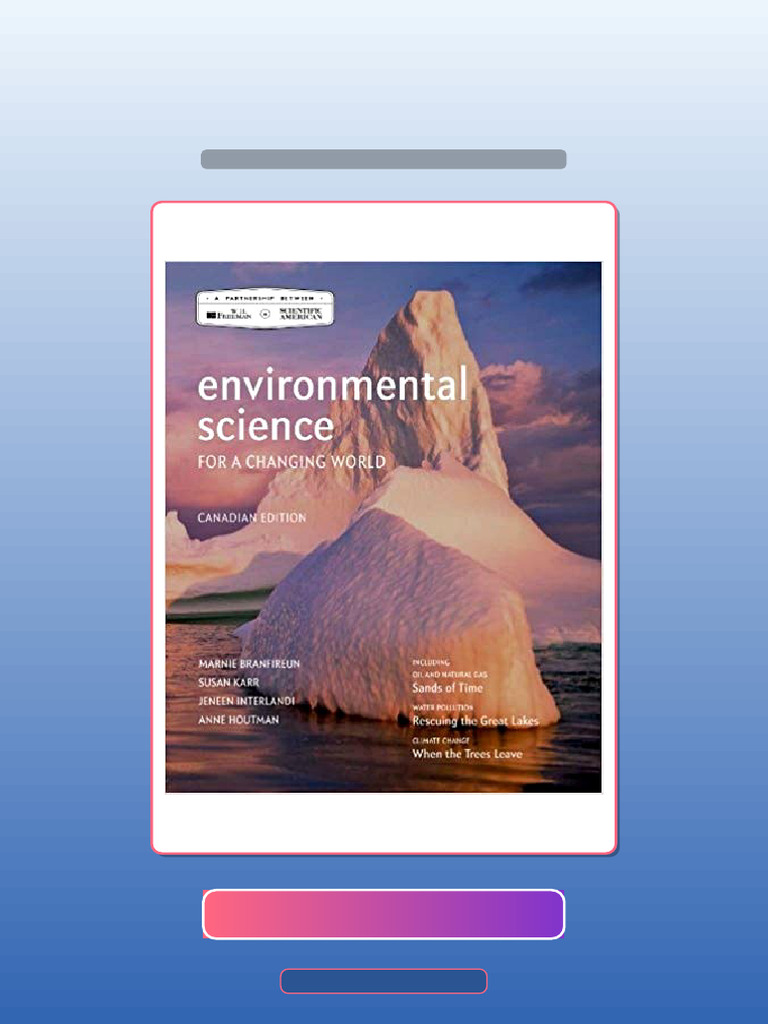 Test Bank for Environmental Science for a Changing World First