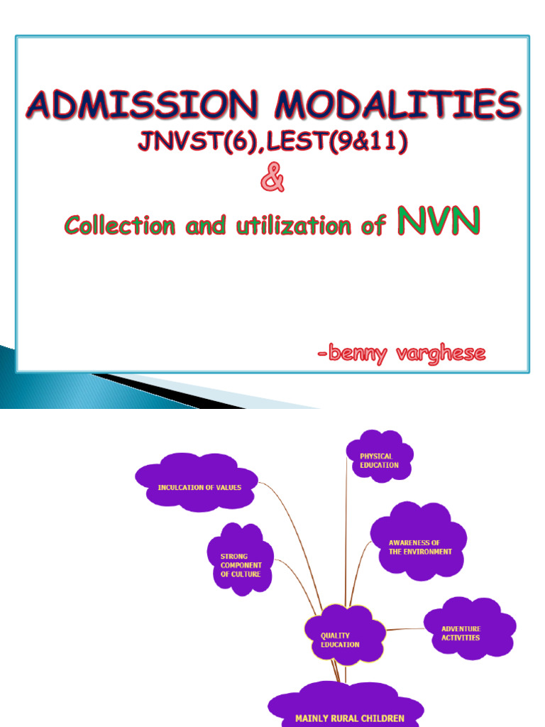 JNV Admission Process and Criteria | PDF | Secondary Education | Schools