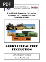 k to 12 Crop Production Learning Modules