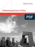Antimonopoly Law in China 63824
