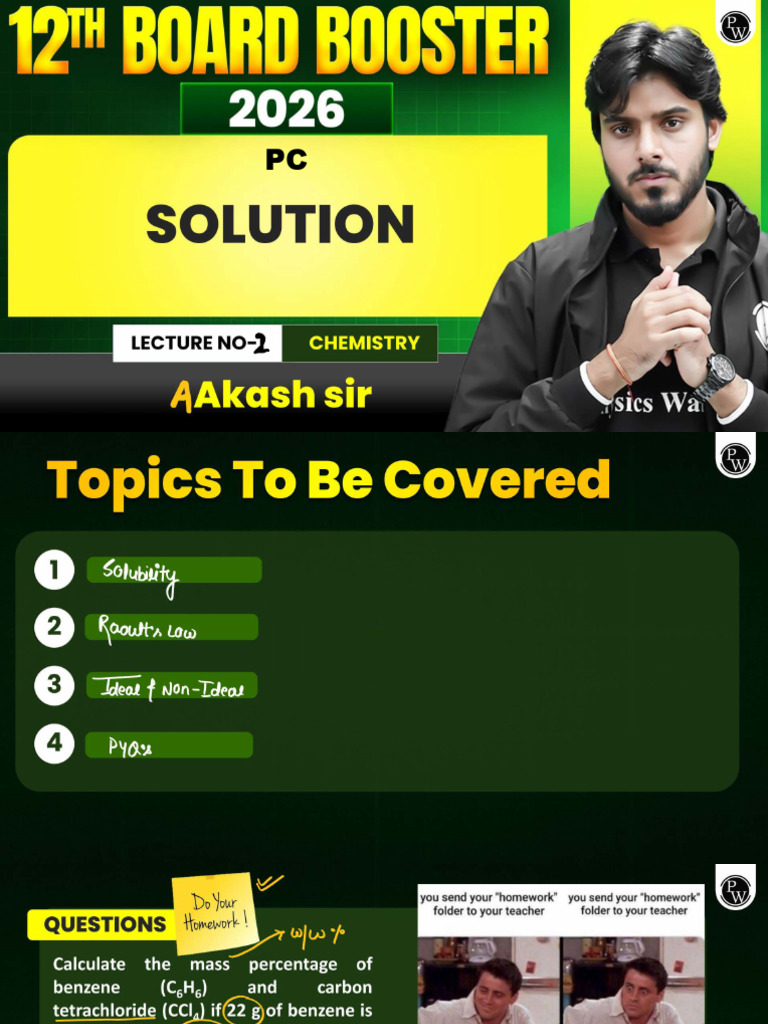 PC - Solutions 02 Class Notes (2) | PDF