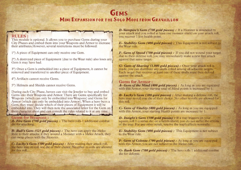 Gems | PDF