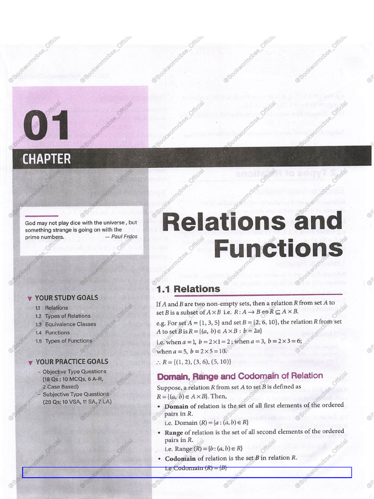 Understanding Relations and Functions | PDF | Function (Mathematics ...