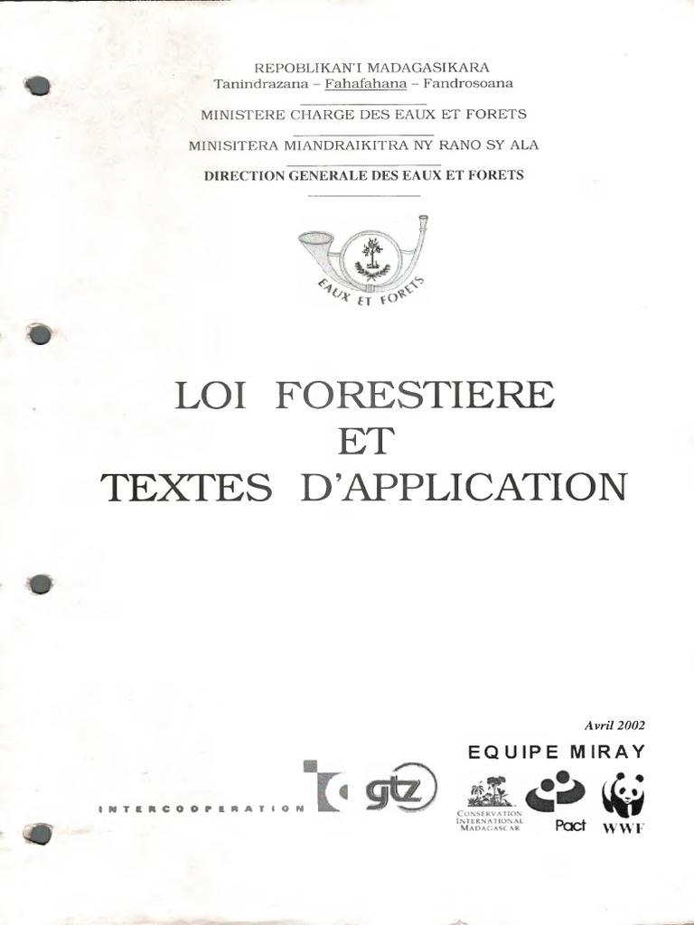 Loi Forestière et Textes d'Application | PDF | Forêt | Loi