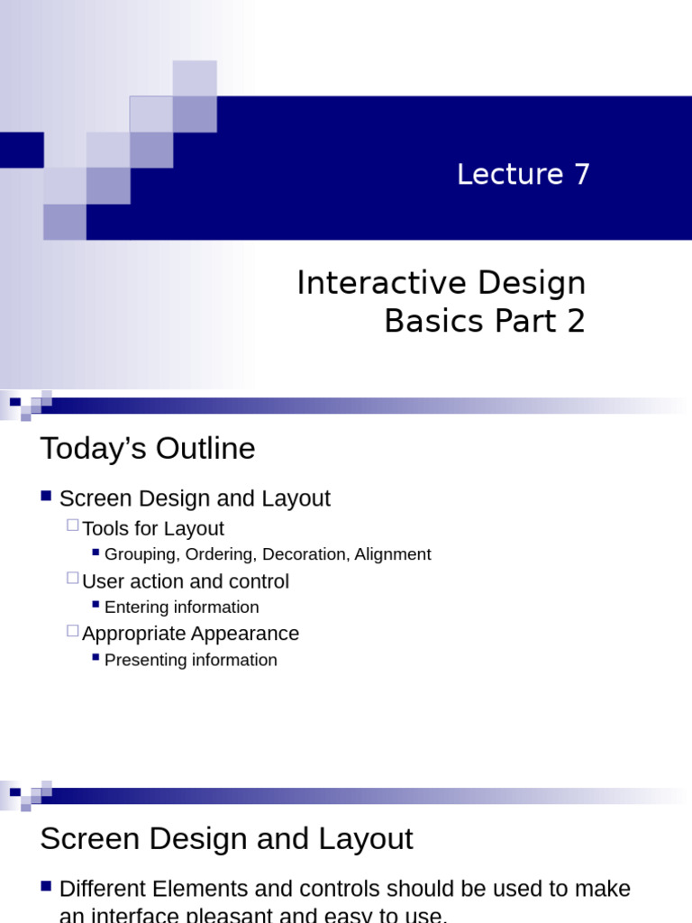 Hci Lecture 07 | PDF | Page Layout | Computing